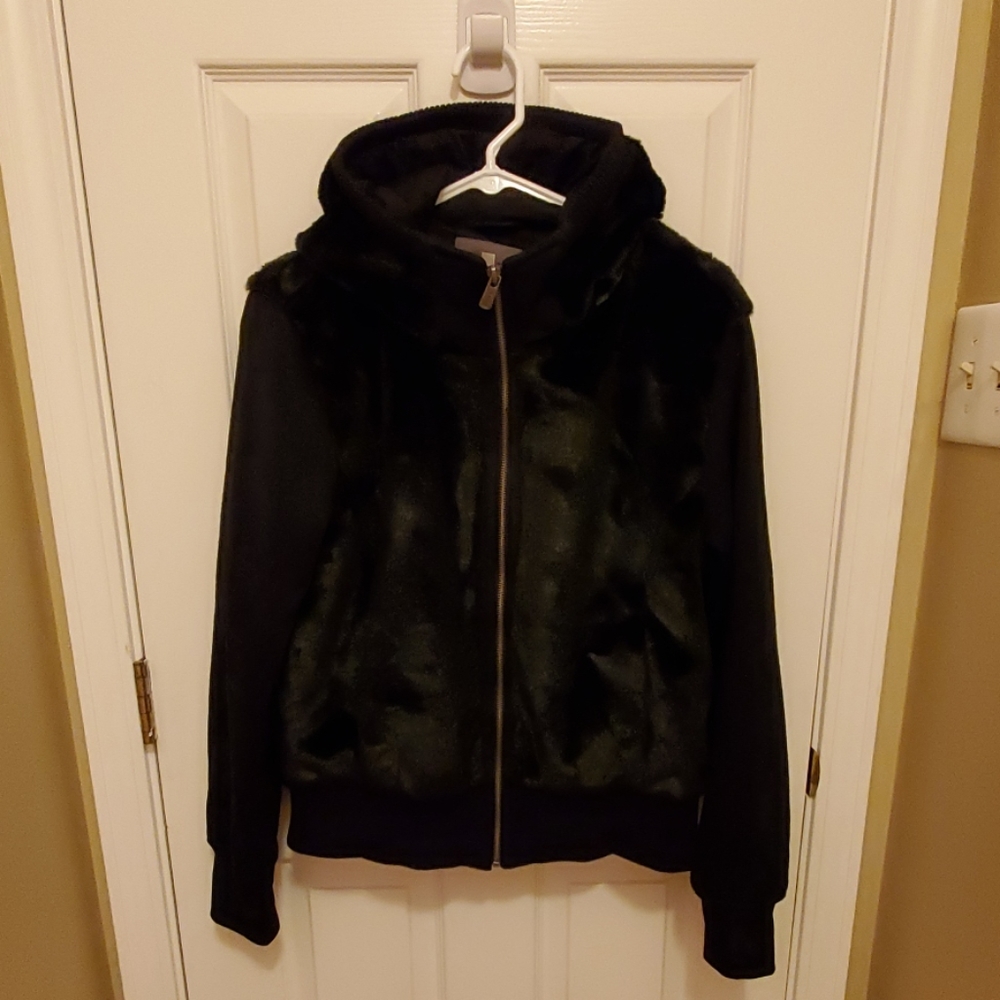 i Jeans by Buffalo black jacket with hood